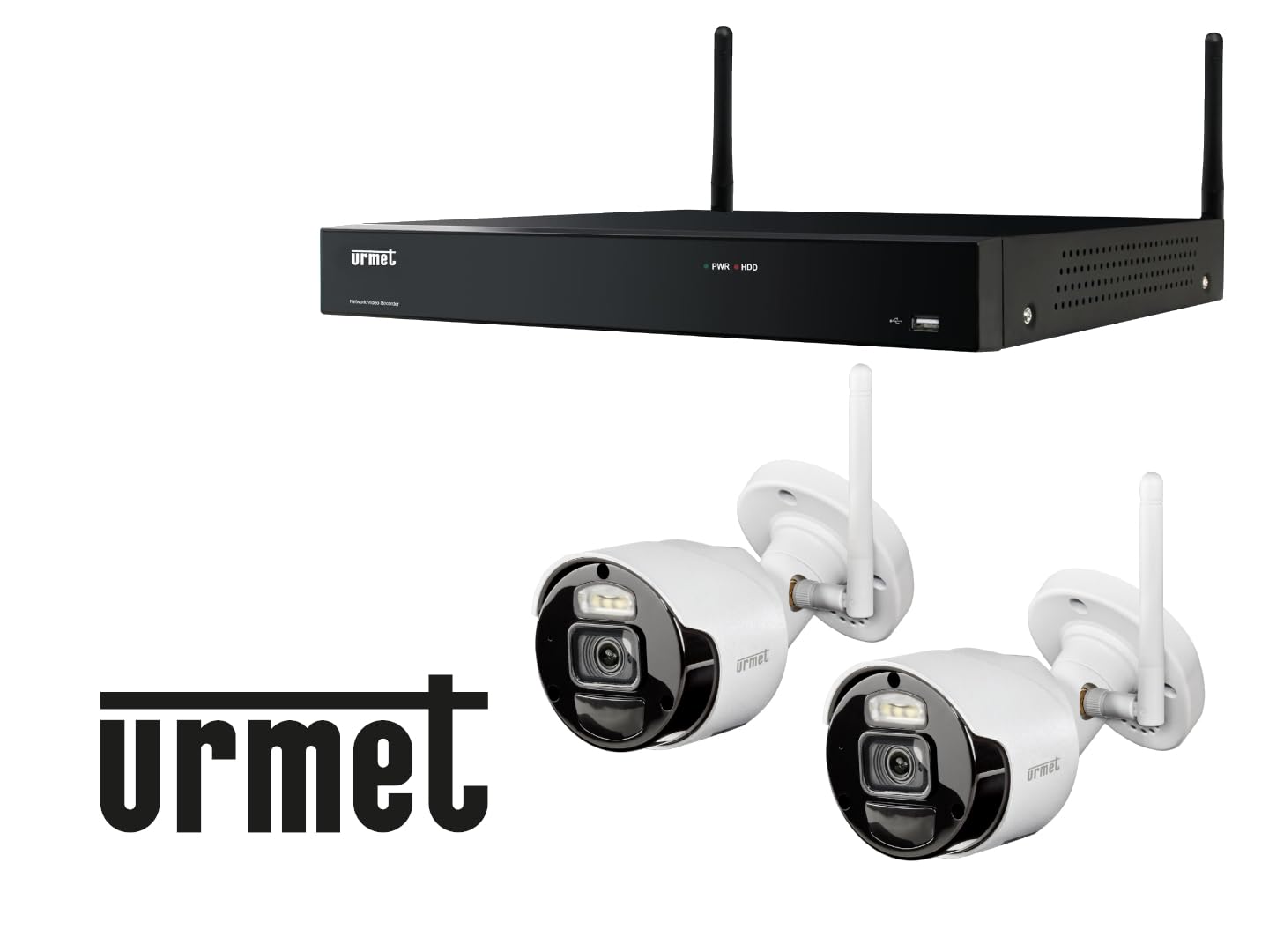 Kit vidéosurveillance Urmet - Wifi - 2 caméras