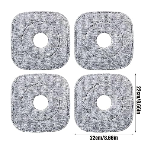 Cabezal de bayeta de microfibra absorbente para limpieza profunda de parquet 6