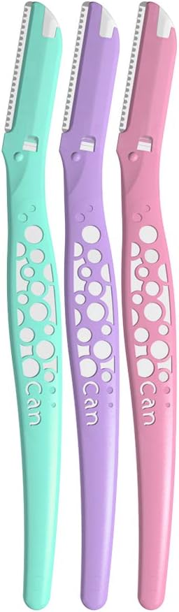 Veitnam Can-Bubble Face Razor for Women/Face Trimmer For Women/Multi Color (Pack of 3)