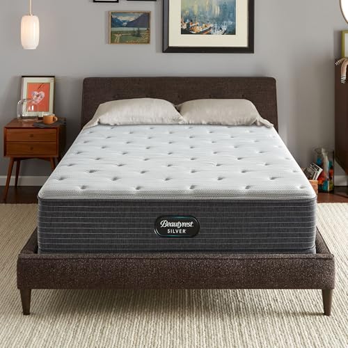 Image of Beautyrest Silver BRS900 12.25 inch Medium Twin XL Mattress, Cooling Technology, Supportive, CertiPUR-US, 100-Night Sleep Trial, 10-Year Limited Warranty White