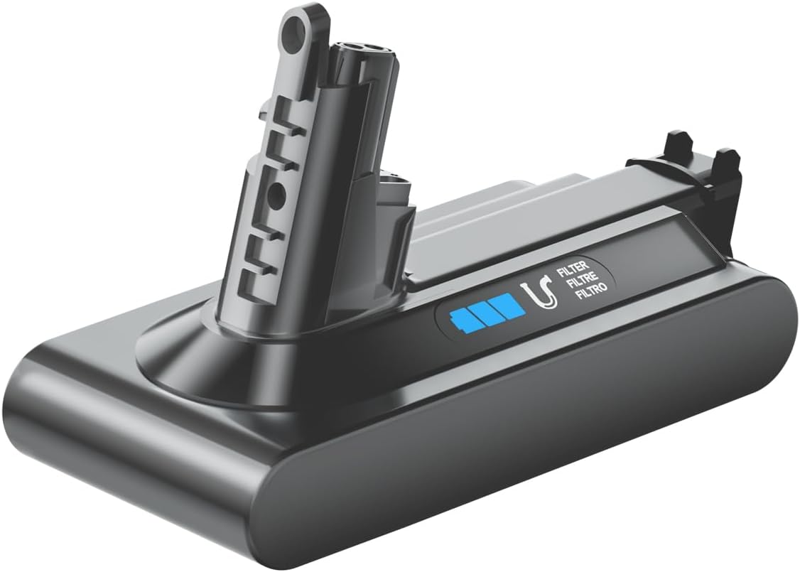 25.2v 5000mAh Replacement for V10 Battery Compatible with SV12 V10 Animal/Absolute/Fluffy/Motorhead/Total Clean/Cyclone