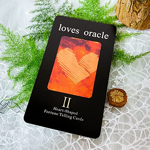 Han Yu Bowen (Second Edition) Oracle Cards 56 Love Oracle Cards,Twin Flame Oracle Deck,Tarot Cards for Beginners,Easy to Shuffle and Carry,Tarot Cards with Meanings on Them