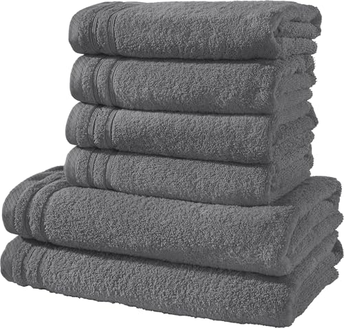 Erwin Müller Handtuchset, Frottierset Heidelberg 6-TLG. 100% Baumwolle...