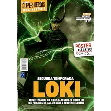 Capa do livro Superpôster Mundo dos Super-Heróis - Loki – Tear Temporal