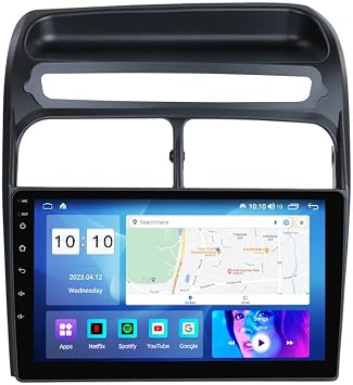 Android Car Stereo for Fiat Grande Punto Linea 2007-2012,9 inch IPS Touchscreen with Upgrade Wireless CarPlay & Android Auto,WiFi/GPS,Support SWC and Subwoofer,4-Core 1+32G