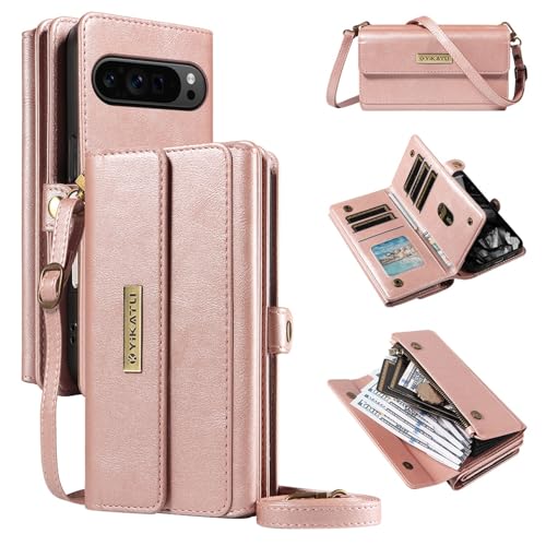 Étui cuir Google Pixel 7 Pro couleur or rose style maroquinerie chic