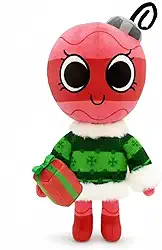 Boneca de Pelúcia Bobette Novo Dandys Mundo, Personagem Anime OC, Brinquedo Colecionável com Roupa Natalina