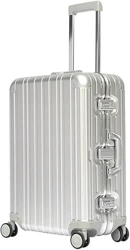 Monoprice Lightweight Aluminum Carry-On Luggage - TSA Approved Combination Locks,