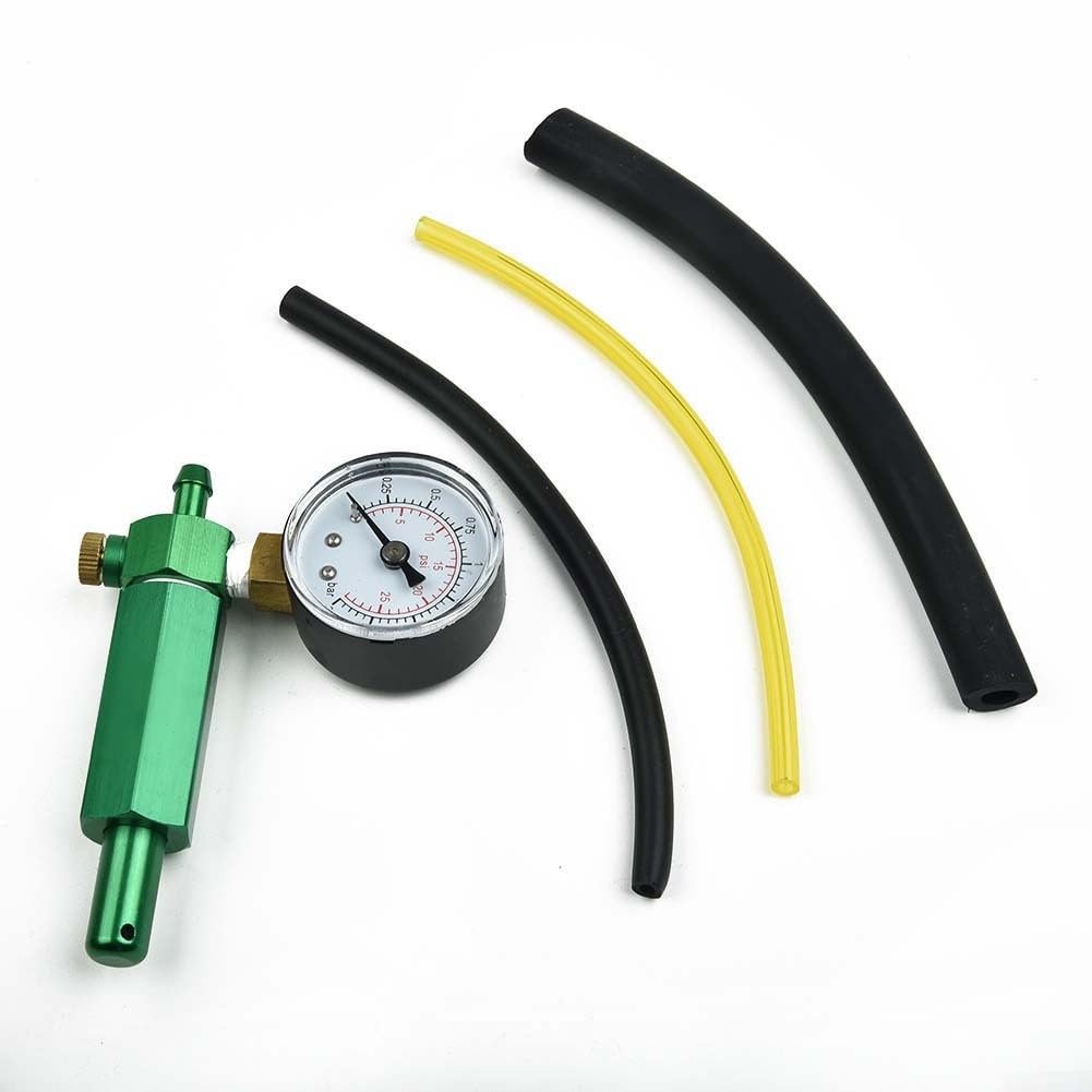 Manometro carburatore,Tester Manometro Perdita Carburatore Pressione Diagnostica,Carburatore Valvola Manometro Kit Strumento di Test Kit Diagnostico
