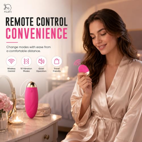 Image of KLEN Massager Machine Remote Control Vibrator for Women Individual Device