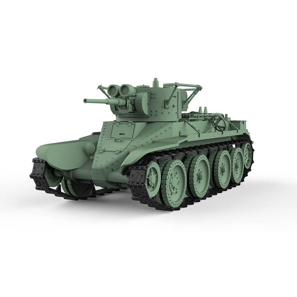 MRY-SFW Modèle de kit de tank de l'armée non peint 1/35 Modèle militaire de tank léger soviétique BT-5