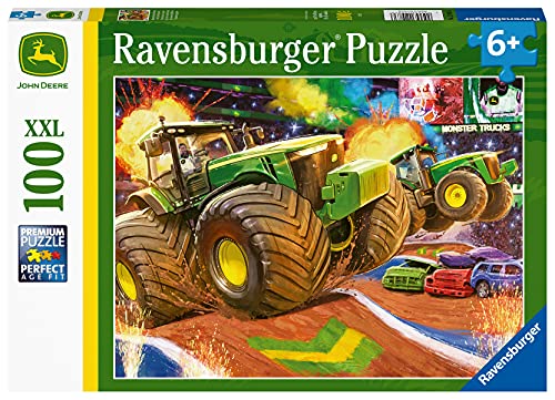 Ravensburger John Deere Big Wheels 100 Piece Jigsaw Puzzles for Kids Age 6 Years Up - Extra Large Pieces