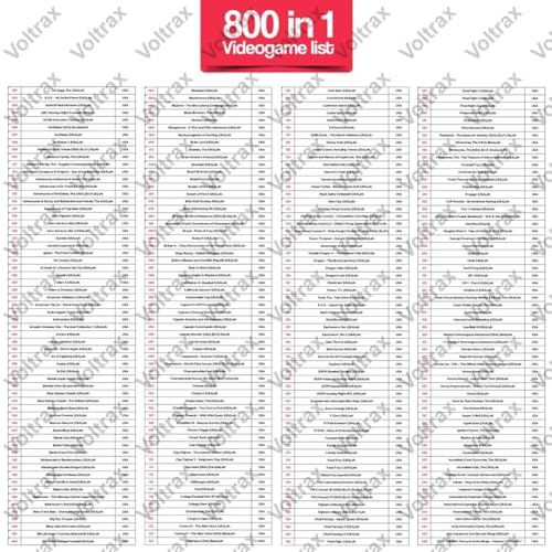 800 in 1 Multi Game Cartridge LED Version for Super Nintendo Game Console image 5
