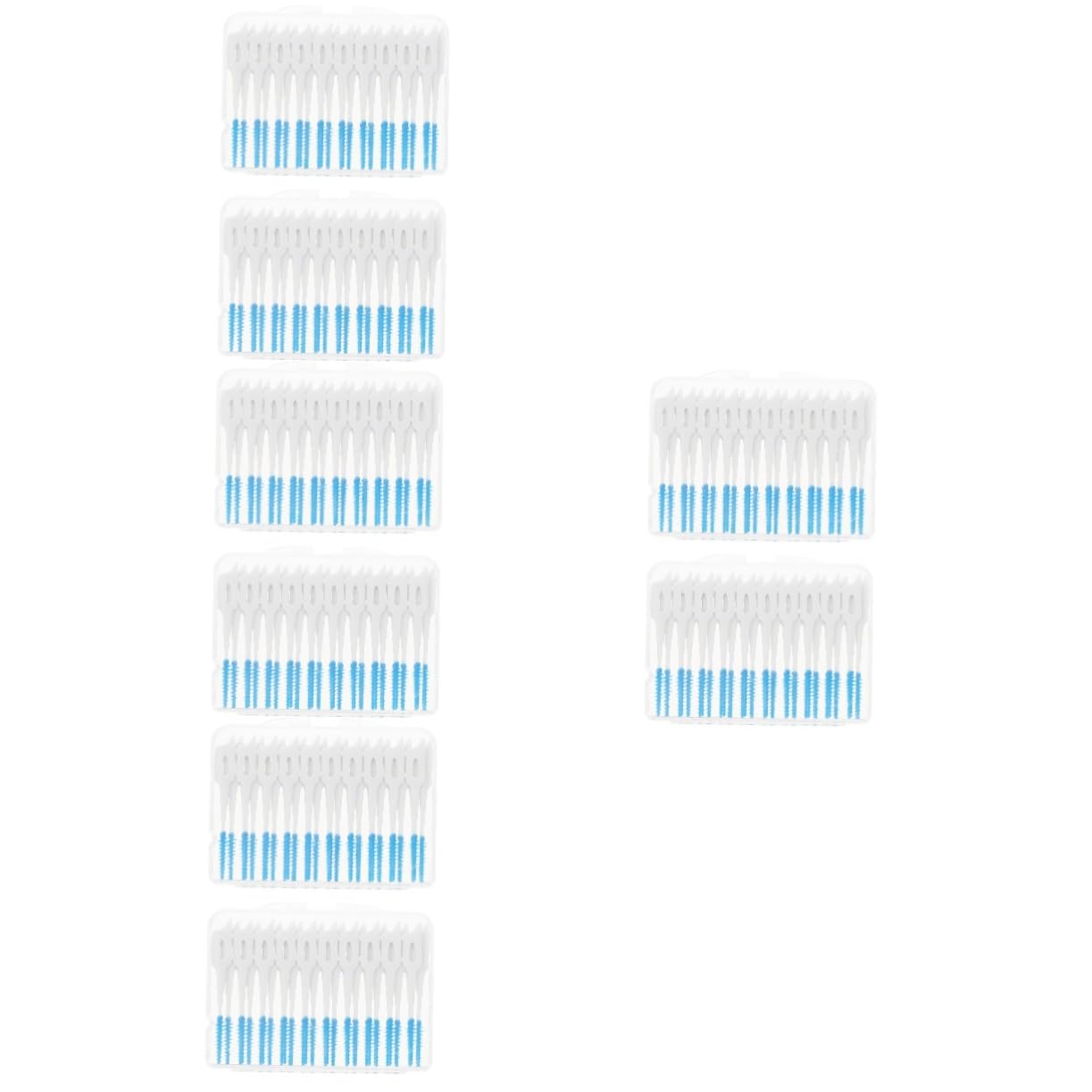 Healeved 320pcs Interdental Brushes for Care Flexible Gum Tools for Cleaning Between Teeth Portable Floss Picks Picks Each