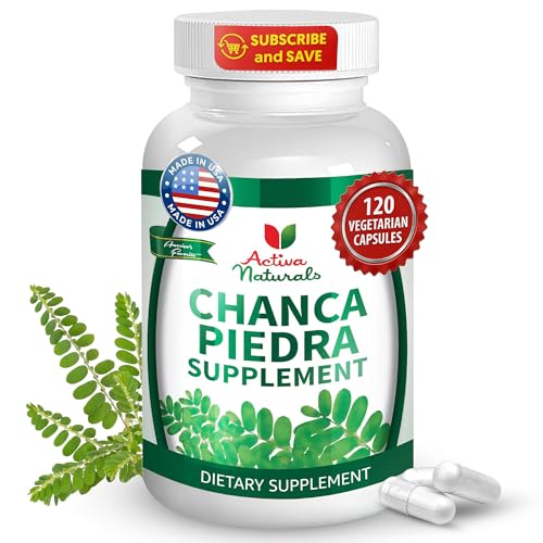 Activa Naturals Chanca Piedra 500mg - 120 Plant-Based Capsules - Phyllanthus Niruri Herb Extract for Kidney & Gallbladder Support - Natural Urinary Tract Wellness - Non-GMO, Made in USA