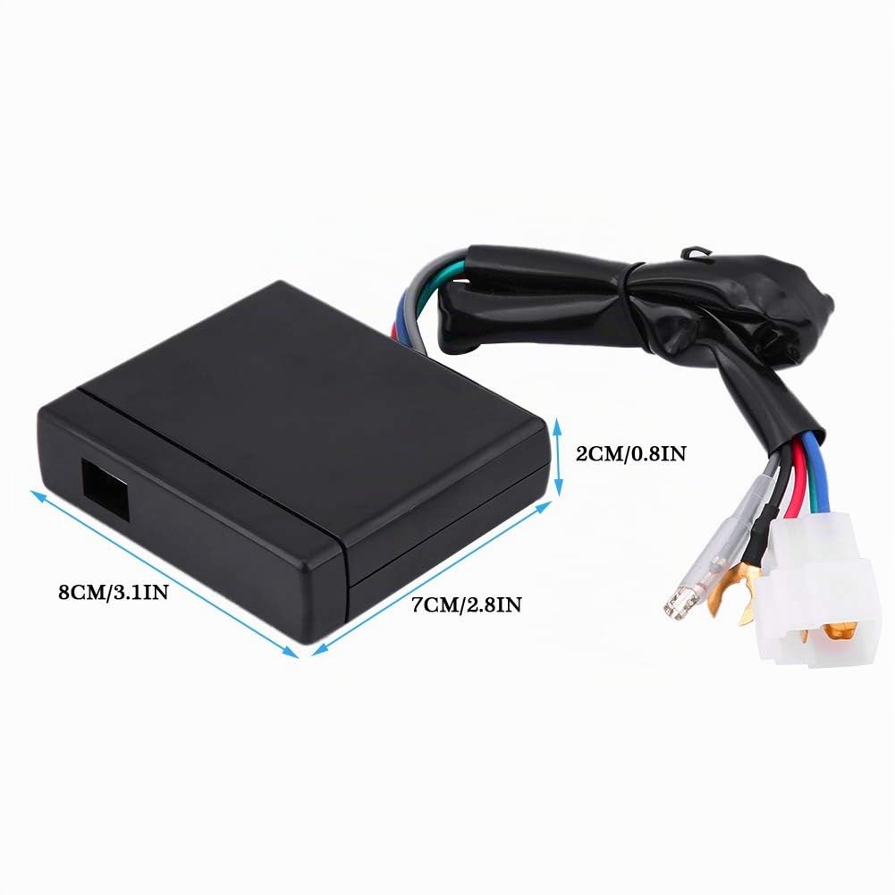 Qiilu Dispositif de minuterie Turbo, moteur universel Auto LED Dispositif de minuterie Turbo Ralentisseur de temps de stationnement LED numérique 41001-AK009 (lumière rouge)