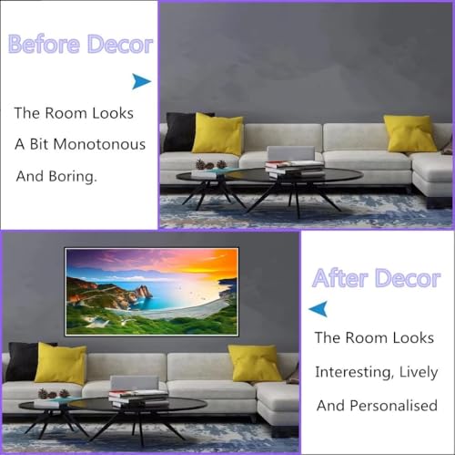 Broderie diamant grand format 5D pour decoration murale maison - 6