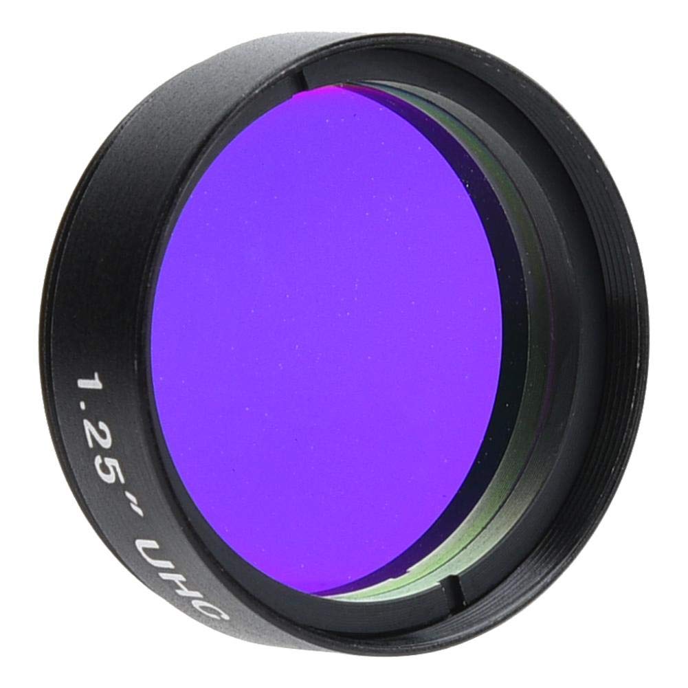 Telescope Filter, 1.25 inchs UHC Filter for Astronomical Telescope with British Thread Standard, Improve The Image Contrast, Reduces Light Pollution