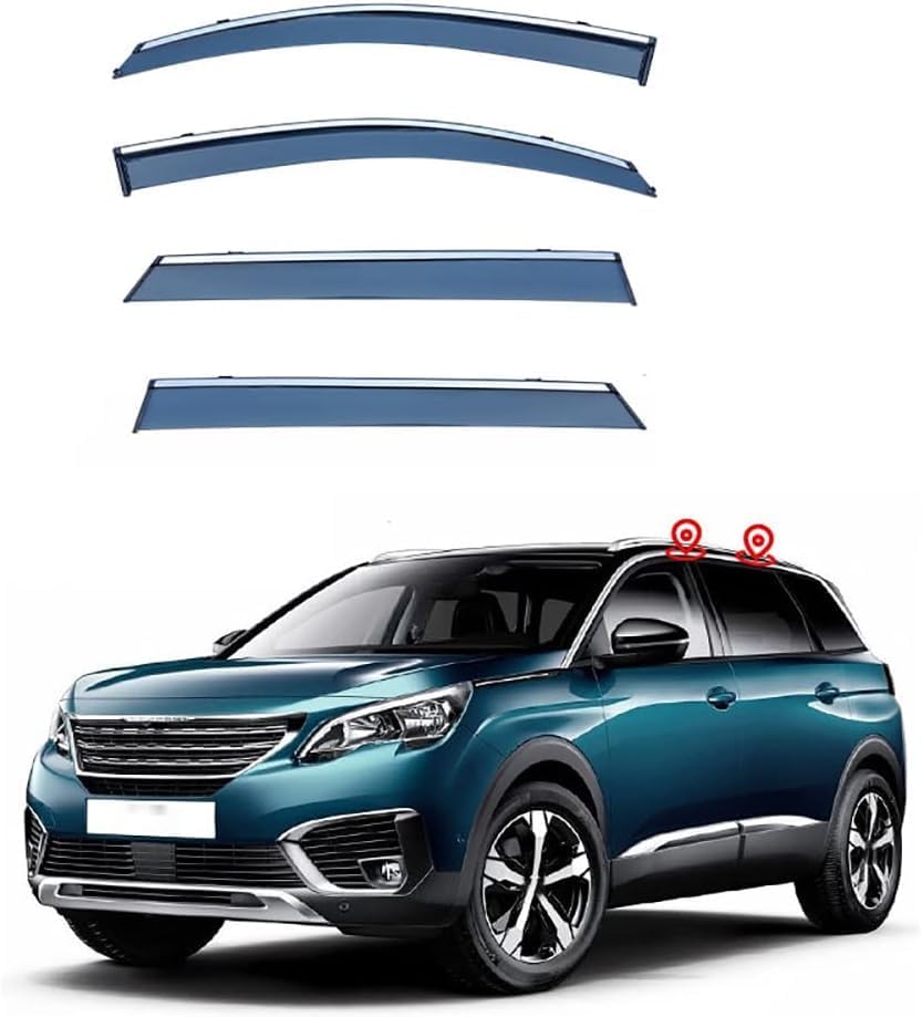 Déflecteurs fenêtre Peugeot 5008 pour rouler sous la pluie