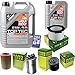 Produktbild QR-PARTS 69347423 Filter Set Inspektionspaket 6 Liter Motoröl Top Tec 4200 5W-30 MANN-FILTER Innenraumfilter Kraftstofffilter Luftfilter Ölfilter