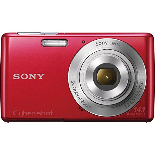 Image of Sony Cyber-Shot DSC-W620 14.1MP Point-and-Shoot Digital Camera (Red) with Camera Case