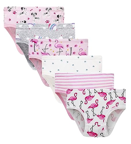 Image of Family Feeling Little Girls Underwear Toddler Panties Big Kids Undies Soft 100% Cotton