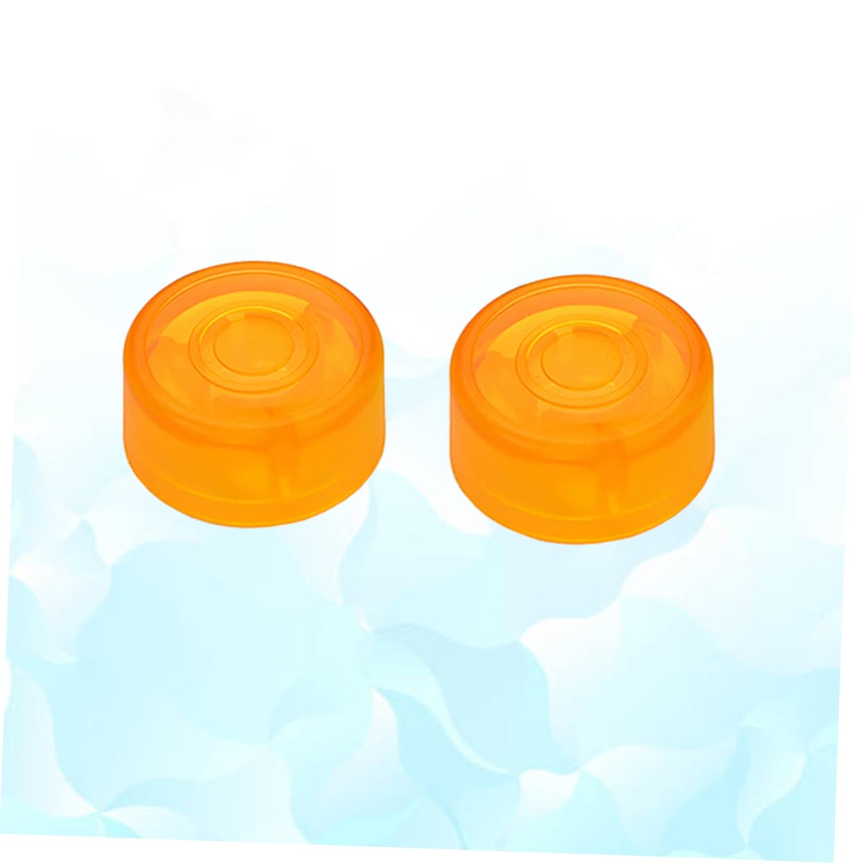 OFFSCH Candy Color Foot Toppers Guitar Volume Knobs Electric Guitar Knobs Orange Volume Tone Control for Guitar Pedal