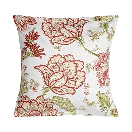 Image of GURU JEE Throw Pillowcase 16x16 Inches Cotton Cushion Covers Set of 5 for Sofa Couch Bed Chair