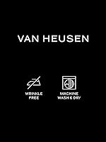 Vista 4 de Van Heusen - Camisa de vestir de popelina para hombre, corte regular, unicolor