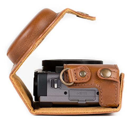 MegaGear funda de cuero para cámara Panasonic Lumix miniatura 7