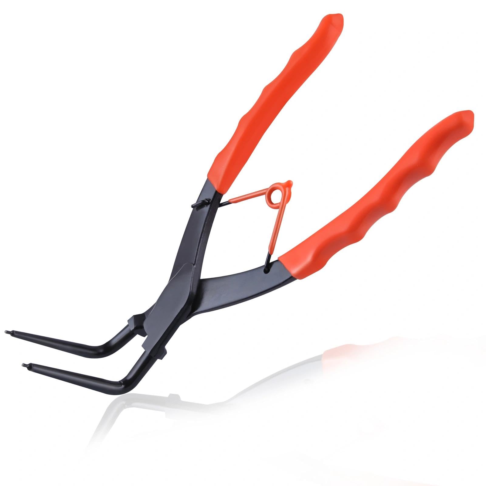 Amazon | LEONTOOL 曲型 ロングスナップリングプライヤー 穴用