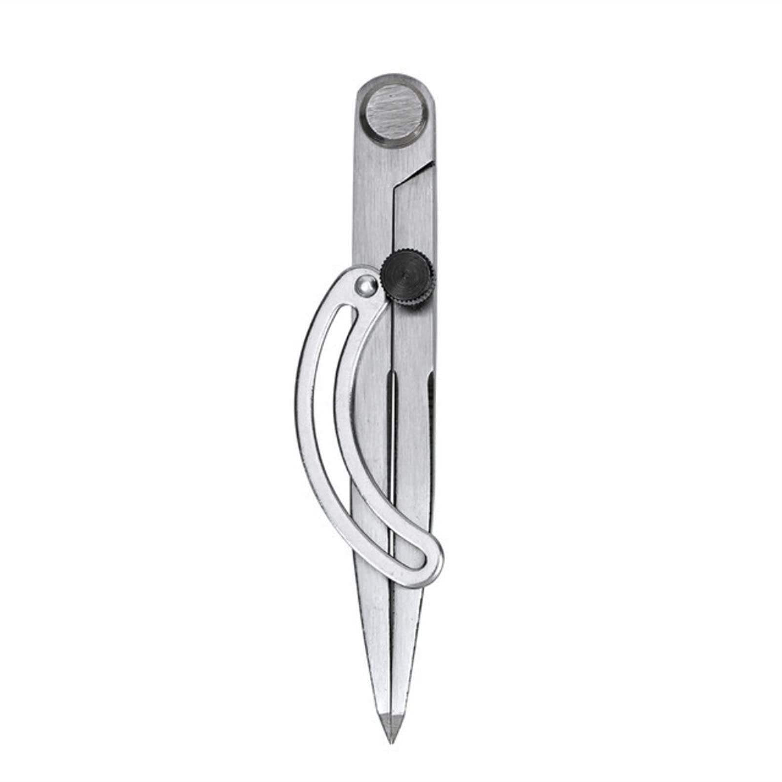 Zirkel, Abstandszirkel, Verstellbar, Lederhandwerk, Drehbar, Mathematik- Und Geometrie-Set Mit Schloss, Präzisions-Schreibwaren, Langlebig Für Messwerkzeuge Für Schüler, 125 Mm (150 Mm)