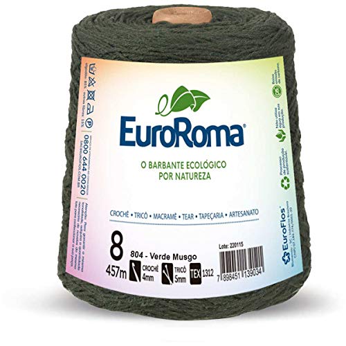 Barbante Colorido 600g 4/8 Fios 457m Vd Militar - 01 Unidade Euroroma