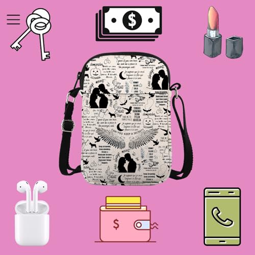 TSOTMO Romance Book Gift Can You Keep A Secret Crossbody Bag Dark Romance Bookish Gift for Book Lover3