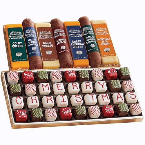 The Wisconsin Cheeseman Meat and Cheese Combo - Featuring Italian,