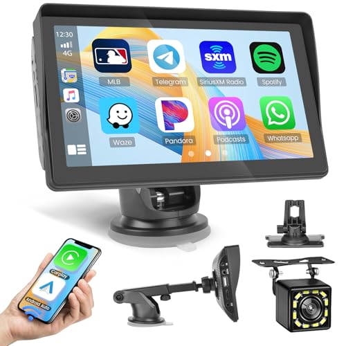 ?Backup Camera? Carplay Screen for Car Truck,7