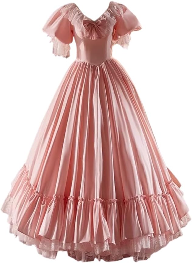 Womens Victorian Tea Party Princess Maxi Dress & Rococo Ball Gown