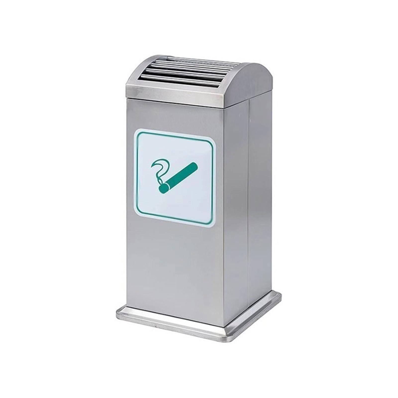 Stand ashtray Smoking Area Stainless Steel Ash Column Outdoor Street Square Cigarette Butt Cylinder Pillar