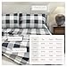 Great Bay Home Flannel Sheet Set Twin Size - 100% Turkish Cotton, Double-Brushed, Printed Bed Sheets - Ultra-Soft, Cozy, 3-Piece Bedding Set (Buffalo Check - Navy)