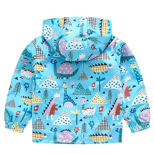 Toddler Infant Animal Print Hooded Jacket Cute Baby Boys Girls Zipper Windproof Coat Winter Warm Casual Outwear2