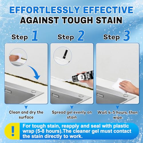 Image of 10 Oz Black Stain Cleaner Gel Home Cleaner