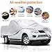 Audew 6 Layers Truck Cover, All Weather Car Cover for Pickup Truck, Snowproof Waterproof Windproof Dustproof UV Protection Universal Car Covers for Truck, Fits up to 246''