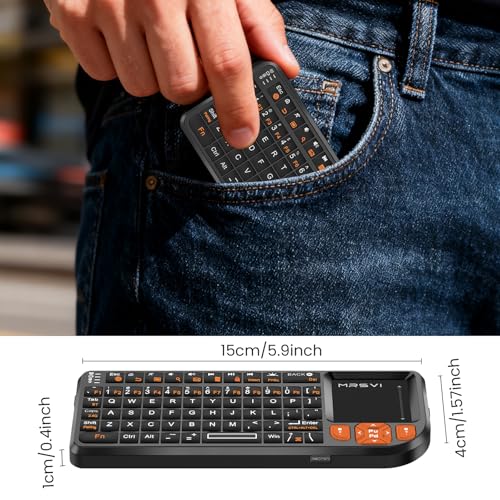 Mini teclado con panel táctil inalámbrico para controlar tu Smart TV desde el sofá 2