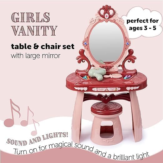 SKYBUCKET Kidsanity Kidsakeup Play Vanity Sets for Girls oddler Makeup setable for Girls Lay