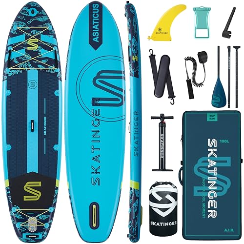 Skatinger 11'6 Inflatable Paddle Board with Accessories