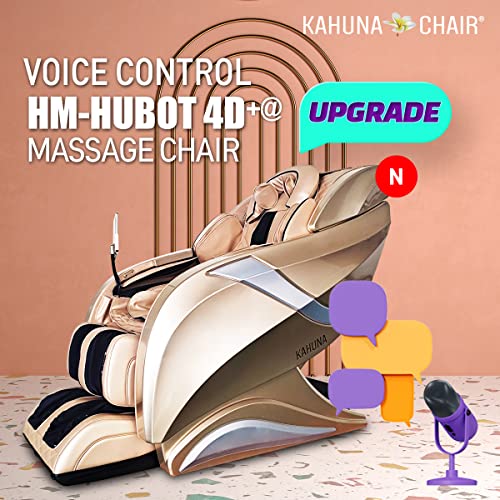 Kahuna Massage Chair - Exquisite 4D+@ Hsl-Track Voice Recognition Zero-Gravity Full-Body Massage Chair With Tablet Remote Hm-078 Hubot4D Champaign #TOP2