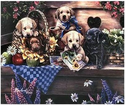 Serendipity Puzzle Company Rascals in the Garden 550 Piece Jigsaw Puzzle