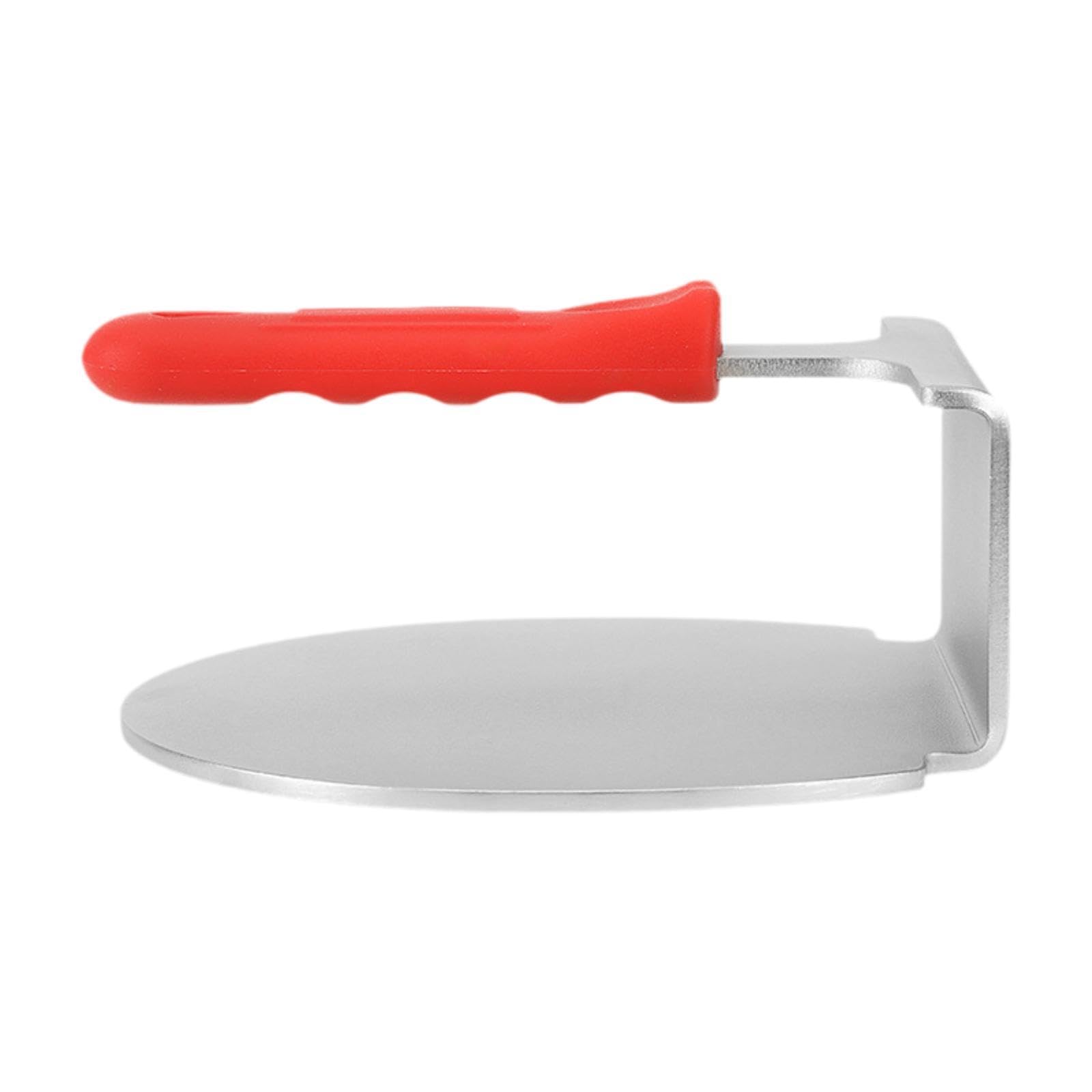 Burgerpresse aus Edelstahl, 15,2 cm, runde Fleischpresse für gewerbliche und private Grillen, BBQ-Steaks, Hamburger