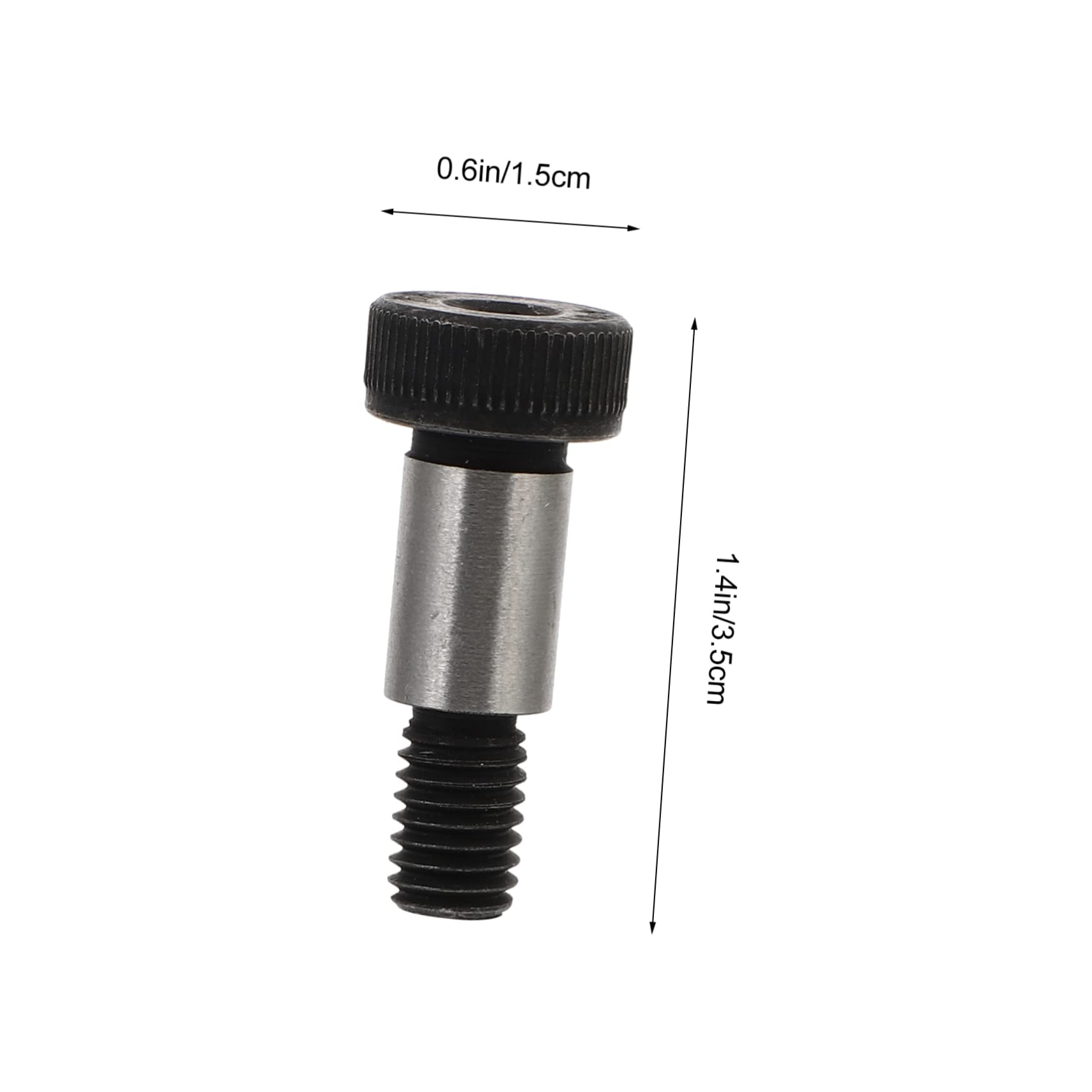 KICHOUSE 6pcs Shoulder Screws Set Plow Bolts Bolts and Nuts Kit Sheet Rock Screws Steel Home Supplies