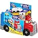 MEGA BLOKS First Builders Toddler Blocks Toy Set, Build & Race Rig with 16 Pieces, Sounds and Storage, Red, Ages 1+ Years
